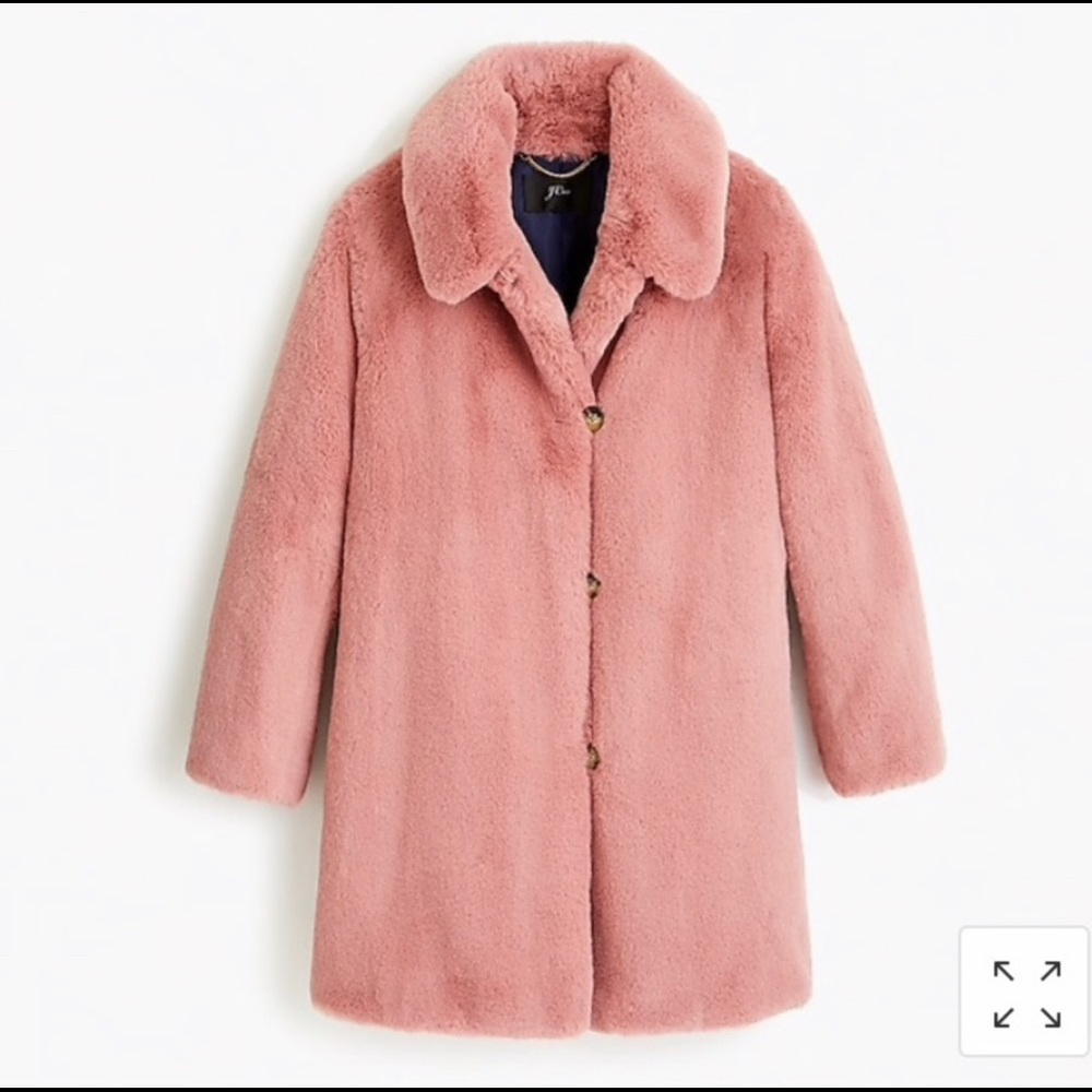 J.Crew fur coat new without tags